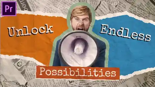 创意拼贴艺术PR模板介绍