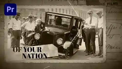 历史视觉叙事历史PR模板