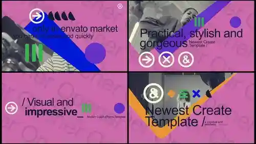 动态促销视频包 | 现代片头动画PR模板