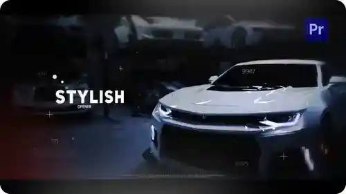 Premiere Pro的城市幻灯片PR模板