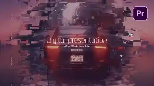 科技感PR演示模板中文介绍