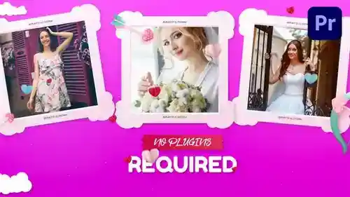 动态爱情视频MogrtPR模板