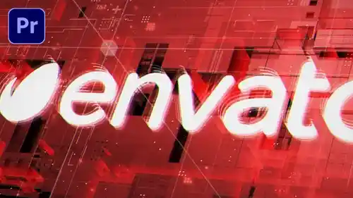 PR视频模版介绍：现代3D抽象Logo动画与多彩商业视效