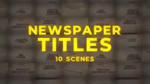 PR模板介绍：复古报纸历史风幻灯片