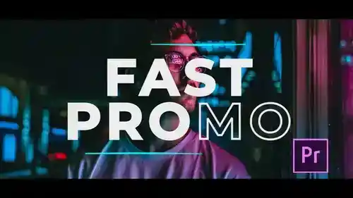 动感文字开场模板：现代宣传片片头神器PR模板