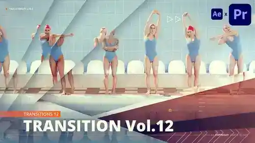 Premiere Pro的相机过渡多功能动态转场合集PR模板
