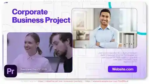 现代企业介绍PR模板