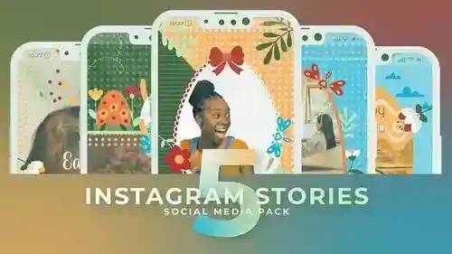 复活节Instagram故事MOGRT Premiere ProPR模板