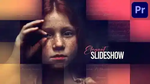 适用于Premiere Pro的优雅幻灯片PR模板