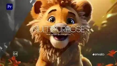 多功能幻灯片展示MOGRT模板PR模板