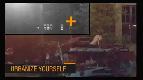 视频开场信号干扰演示卷轴PR模板