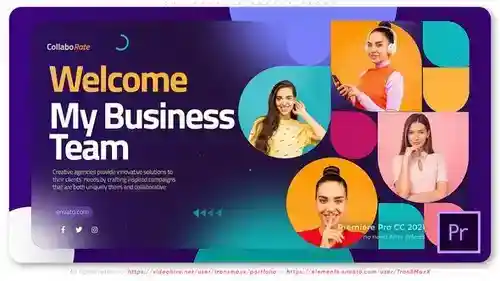 协作机构促销PR模板