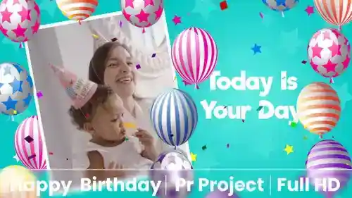 兄弟生日庆祝视频模板介绍MOGRTPR模板