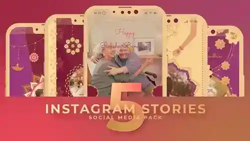 融合印度「兄妹节」传统文化符号与现代动态设计PR模板