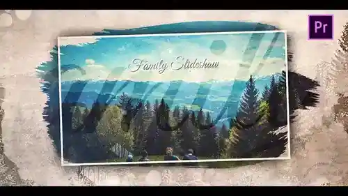 Premiere Pro 复古照片幻灯片 PR 模板介绍