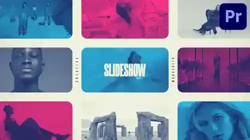适用于Premiere Pro的幻灯片平滑运动PR模板