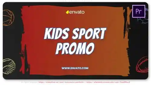儿童运动宣传片PR模板