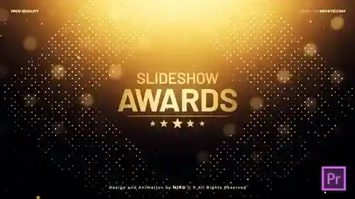 幻灯片奖时尚盛典新闻稿PR模板