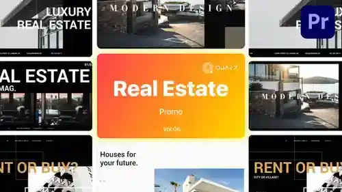 房地产宣传片头介绍PR模板