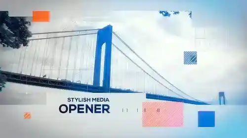 时尚媒体片头动画PR模板