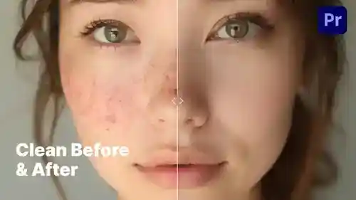 简约和清洁前后比较-Premiere Pro (MOGRT)PR模板