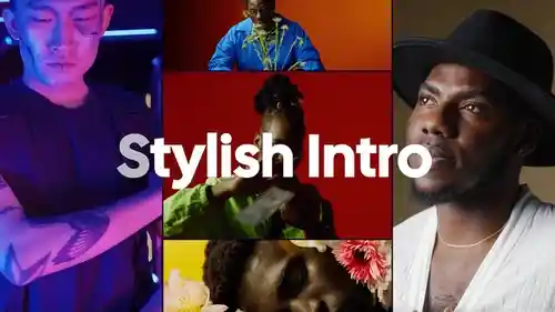 垂直分屏多屏幻灯片演示PR模板介绍