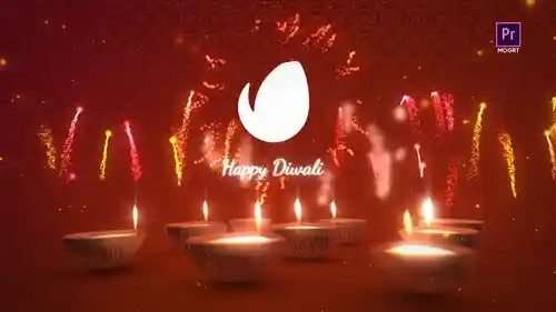 Diwali Logo Reveal 动态图形模板（Premiere Pro版）