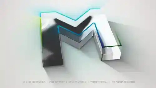 动态片尾标志动画模板 - 专业影视级 After Effects 解决方案