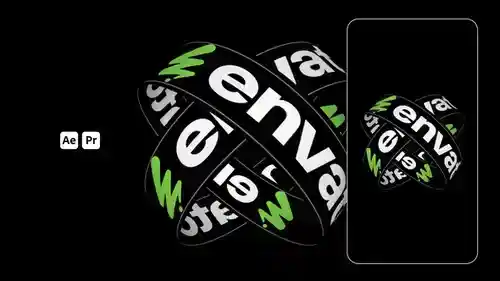 Kinetic Logos 04 动态标志动画PR模板