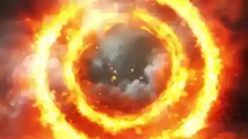 神秘的火环揭开面纱PR模板