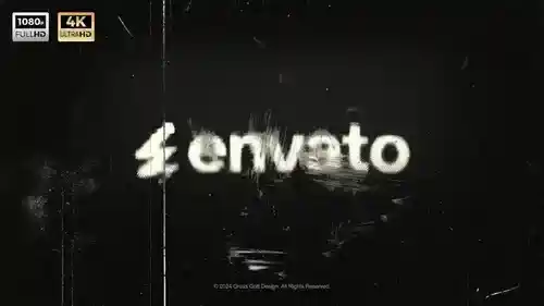 硬核复古标志片头 | 4K影视级PR模板