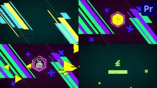 赛博霓虹：抽象未来主义PR开场模板