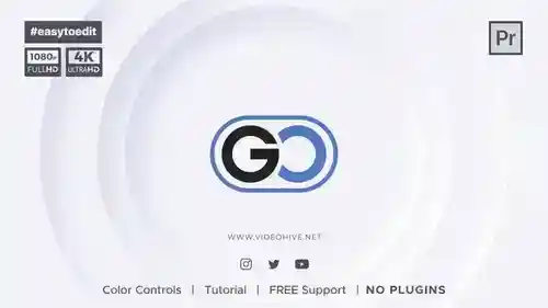 高端房地产企业专属 Logo 片头PR模板介绍