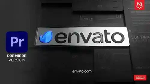 三维科技感LOGO揭示PR视频模板