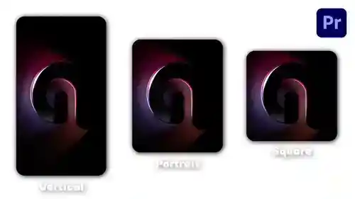 竖版 Logo Reveal 动画模版介绍