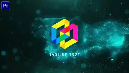 动态粒子动画标志MogrtPR模板