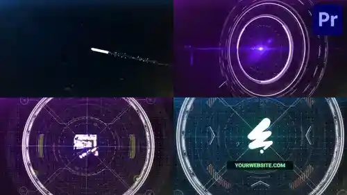 3D HUD 科技感 PR 视频模板介绍