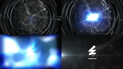 Premiere Pro的Aperture LightLOGO标志展示PR模板