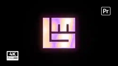 闪亮的 HOLO LOGO 炫彩片头 | Premiere Pro 模板