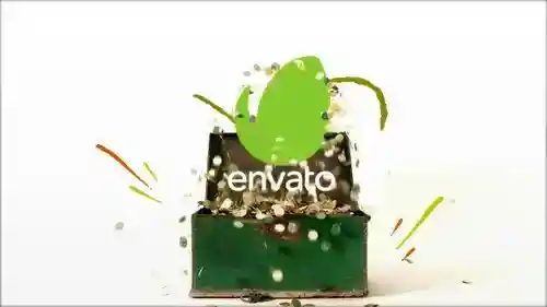 金色宝箱 - 动态健身LOGO展示PR模板