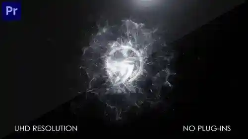 奢华粒子爆炸片头PR模板