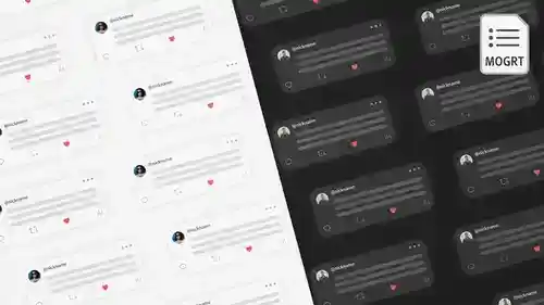 PR动态演示模板介绍 (深色优雅版)PR模板