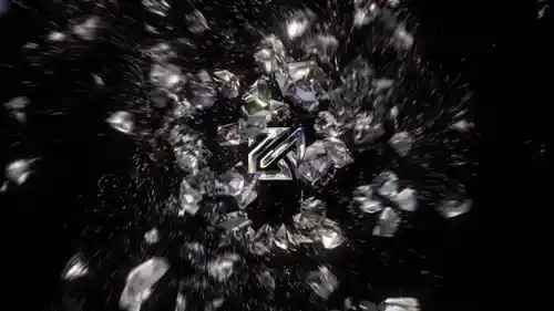 闪耀钻石LOGO标志显示PR模板