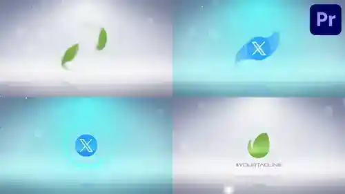 三维动画企业开场模板：极简优雅品牌揭示  PR模板