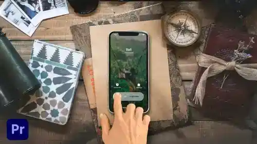 电话呼叫LOGO标志显示PR模板