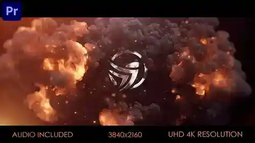 高级标志动画模板 - 专业4K影视级解决方案PR模板