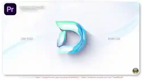 Clean Light Logo Reveal：品牌标志优雅出场LogoPR模板