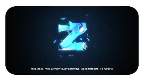 企业动态LOGO片头模板介绍PR模板