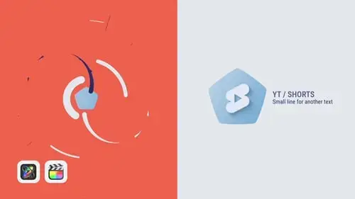 简单的扁平LOGO标志片头 | Final Cut | MotionFCPX模板