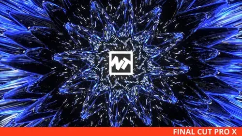 Final Cut Pro XFCPX模板的抽象催眠LOGO标志